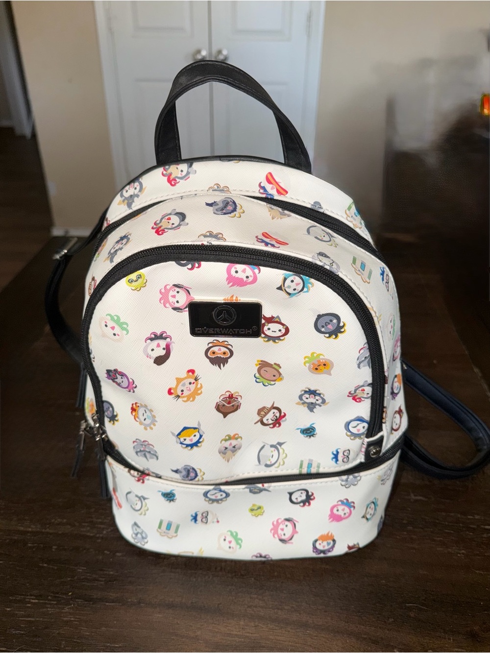 Overwatch White Character Print Mini Backpack